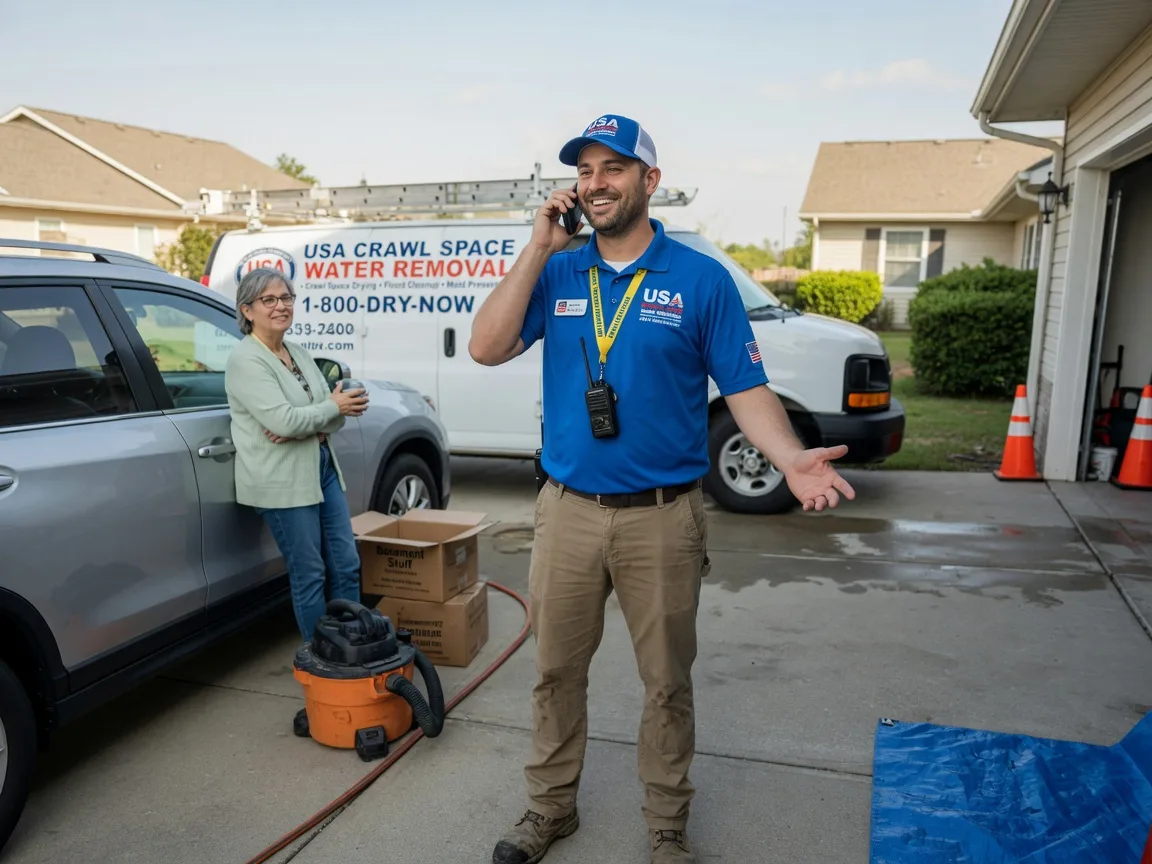Crawl Space Water Removal Jefferson, AR FAQs